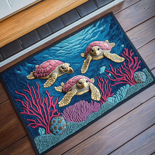Baby Sea Turtle CW2908063CL Doormat
