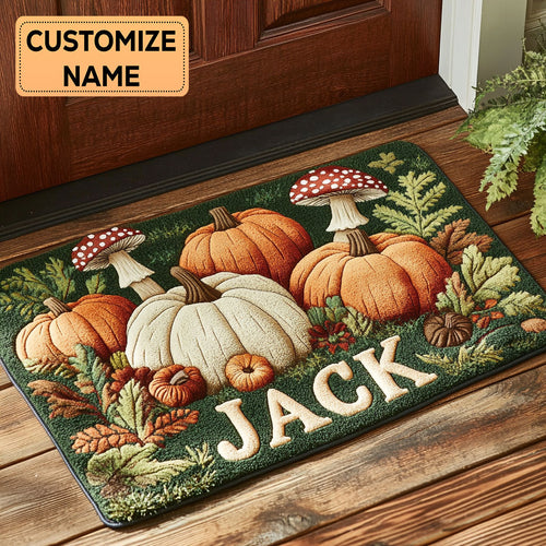 Rustic Autumn CP2508014CL Personalized Doormat