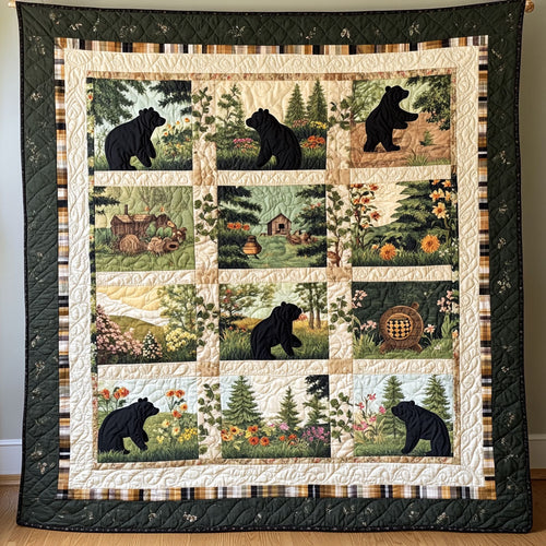 Bear In Forest WY1803058CL Quilt