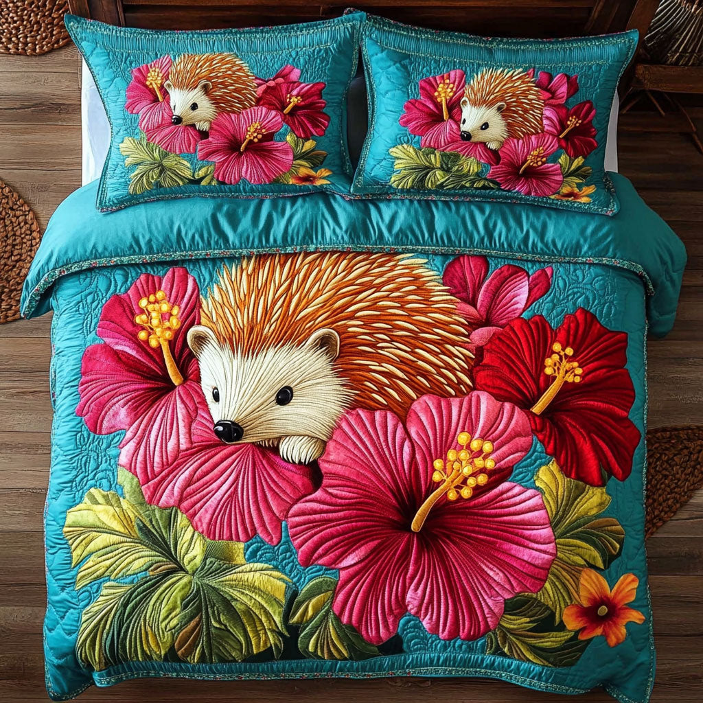 Floral Hedgehog WY1104017CL Duvet Cover Set