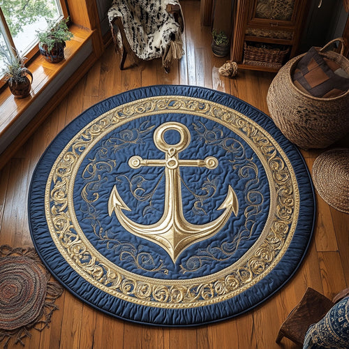 Anchor Luxe WY1106060CL Quilted Round Mat