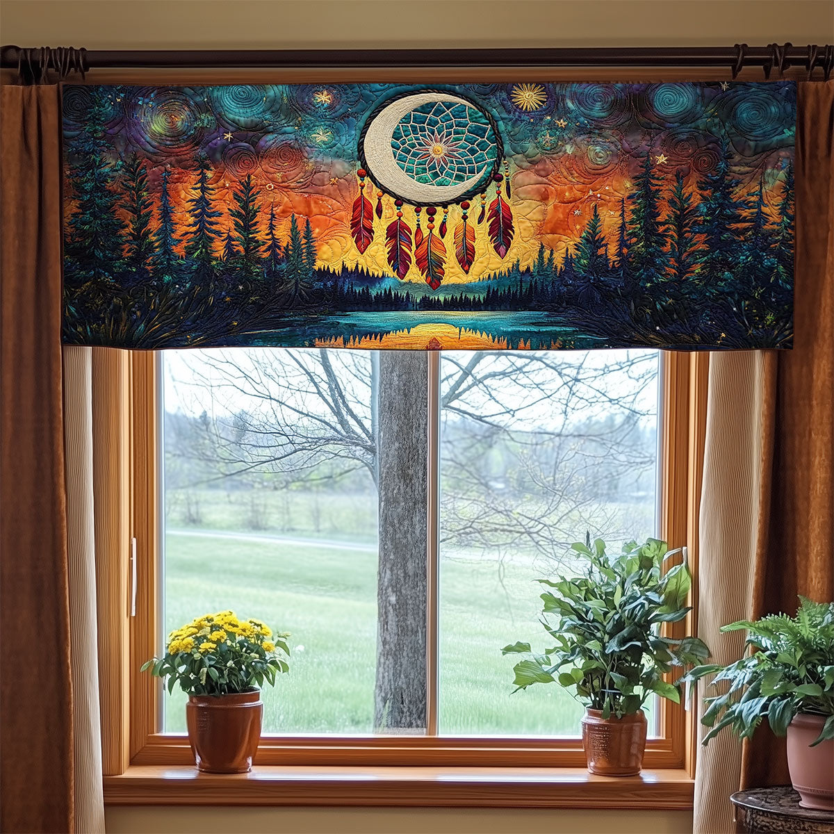 Twilight Guardian WY1407063CL Quilted Valance
