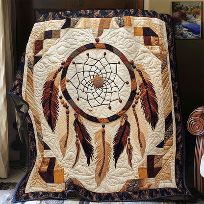 Native American Feather Dreamcatcher WY0503120CL Quilt