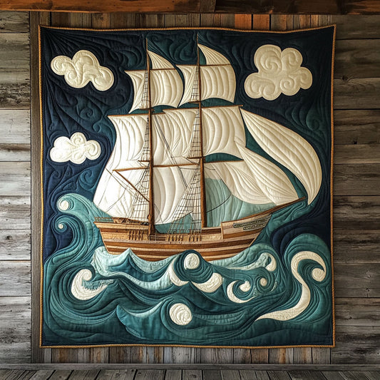 Sailing Ship WY2105020CL Quilt