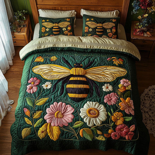 Bee In Flower WY1904047CL Duvet Cover Set