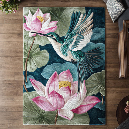 Hummingbird Lotus CW2508027CL Area Rug