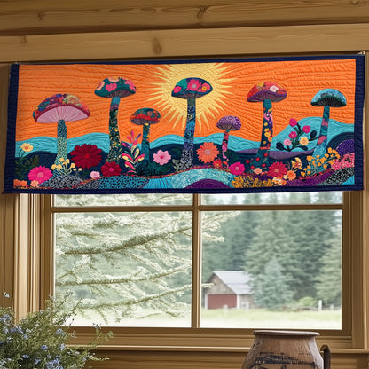 Sunrise In Whimsy Wood WY1407058CL Quilted Valance