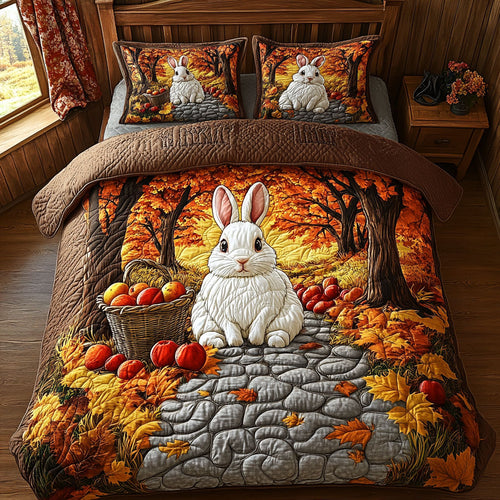 Fall Foliage Rabbit WY2208035CL Duvet Cover Set