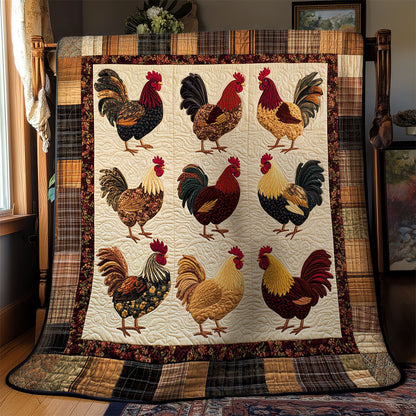 Patchwork Poultry WY1403037CL Quilt