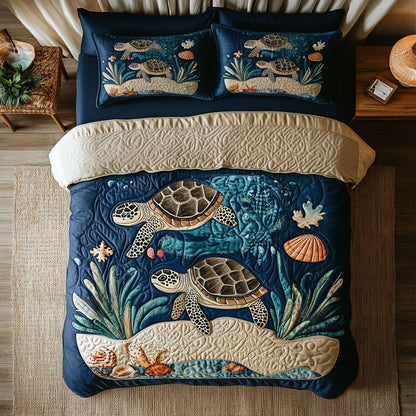 Turtle Trek WY1607050CL Duvet Cover Set
