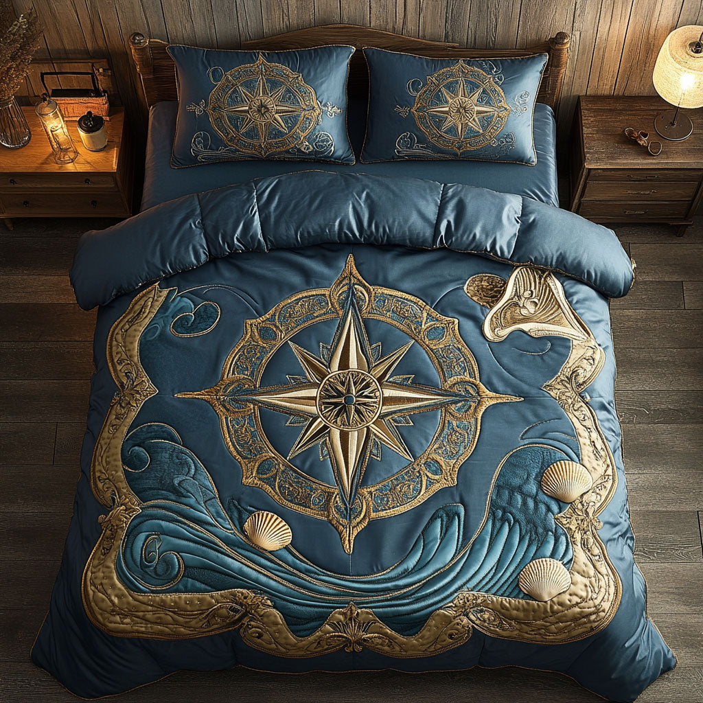 Sea Compass WY3004068CL Duvet Cover Set