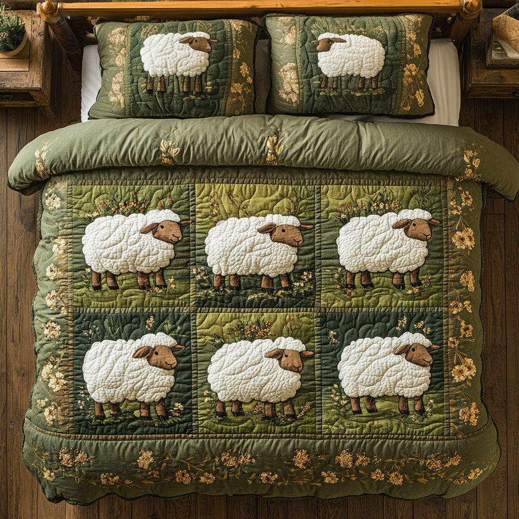 Sheep In Farm WY1402093CL Duvet Cover Set