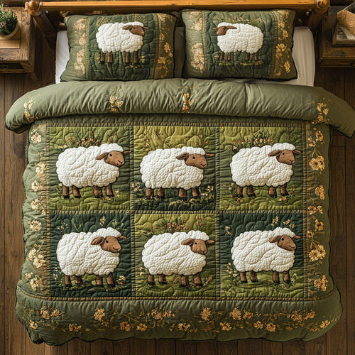 Sheep In Farm WY1402093CL Duvet Cover Set