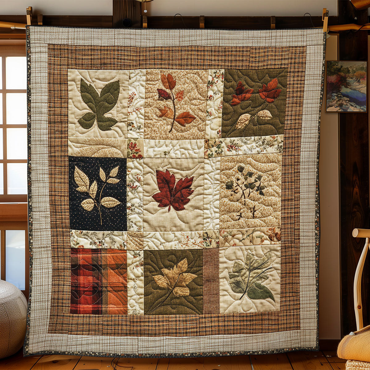 Autumn Leaf WY1002006CL Quilt