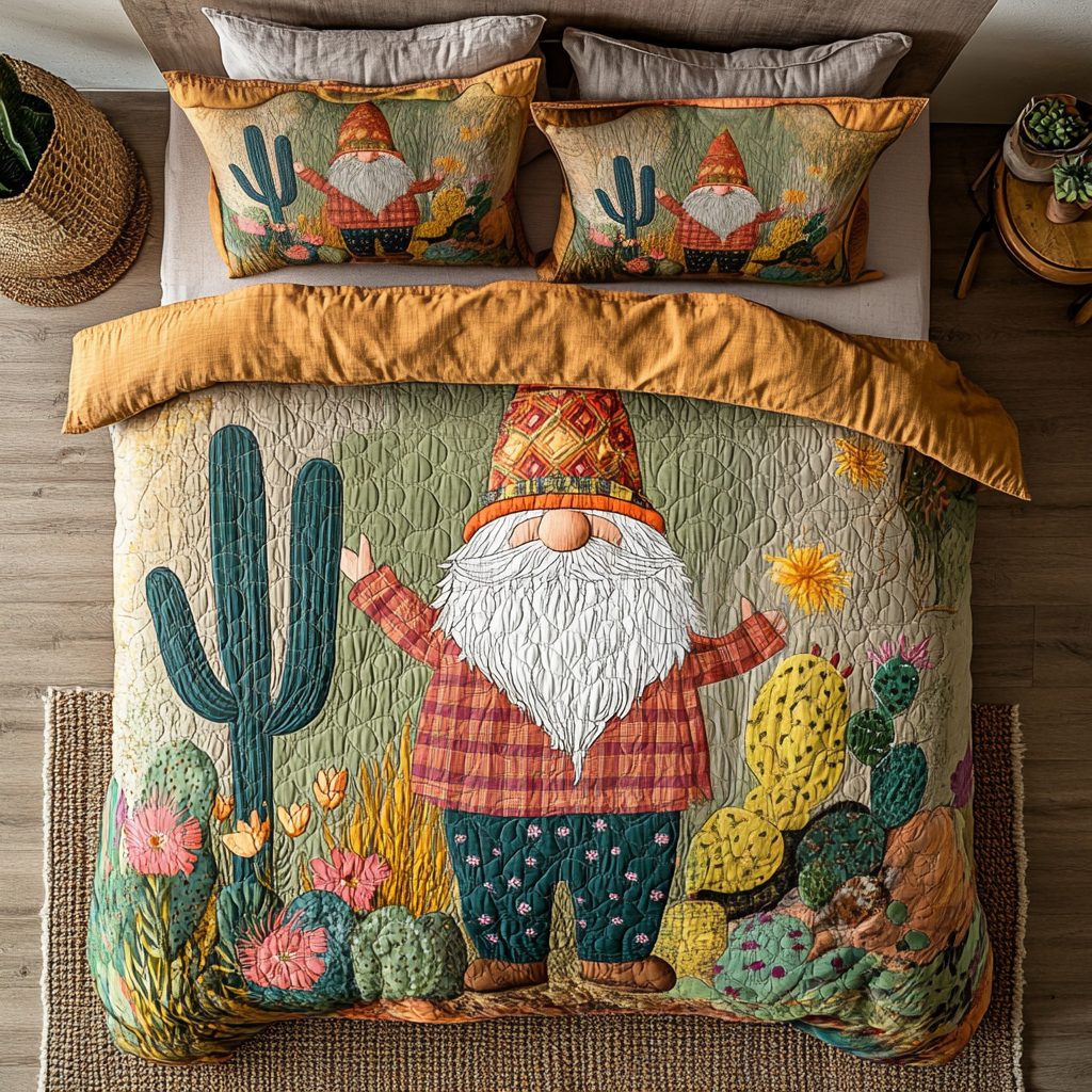 Cacti Gnome WU1801022CL Duvet Cover Set