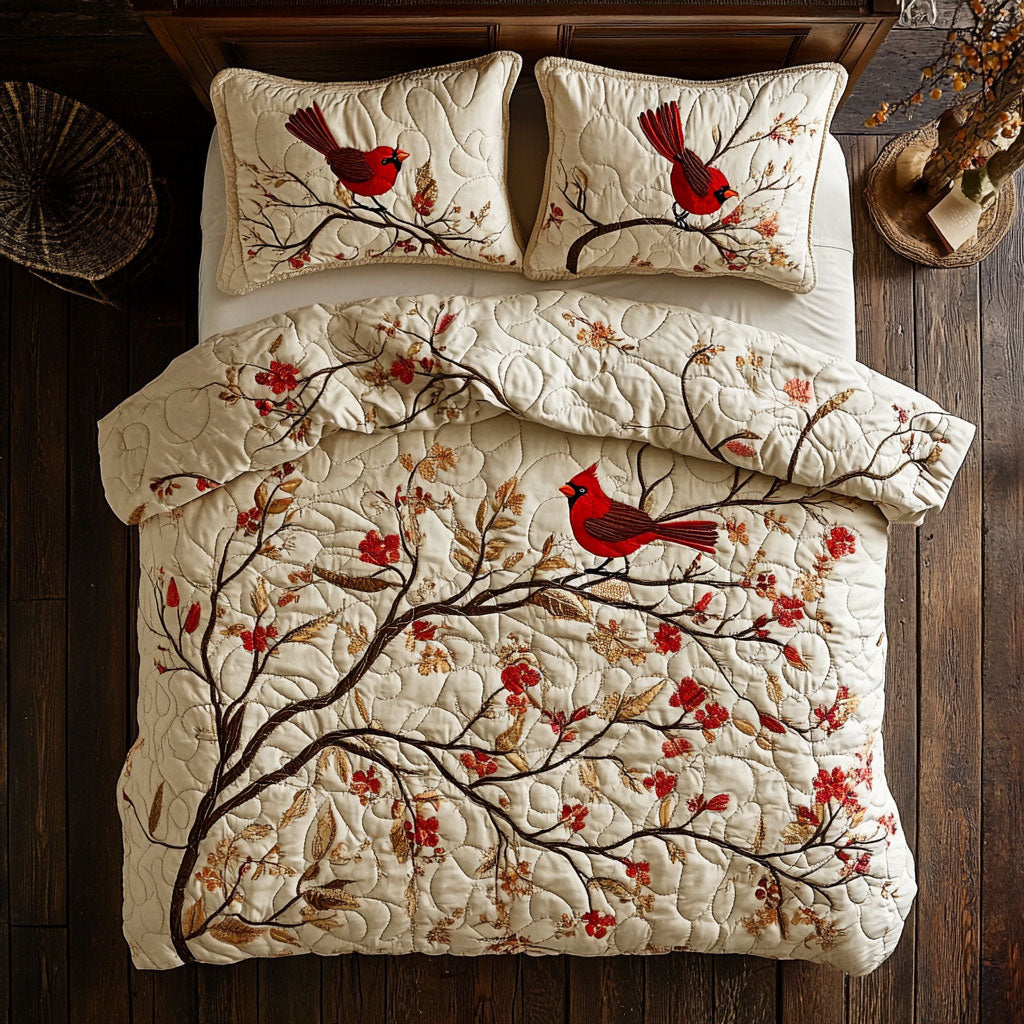 Cardinal Winter Days WU1702047CL Duvet Cover Set