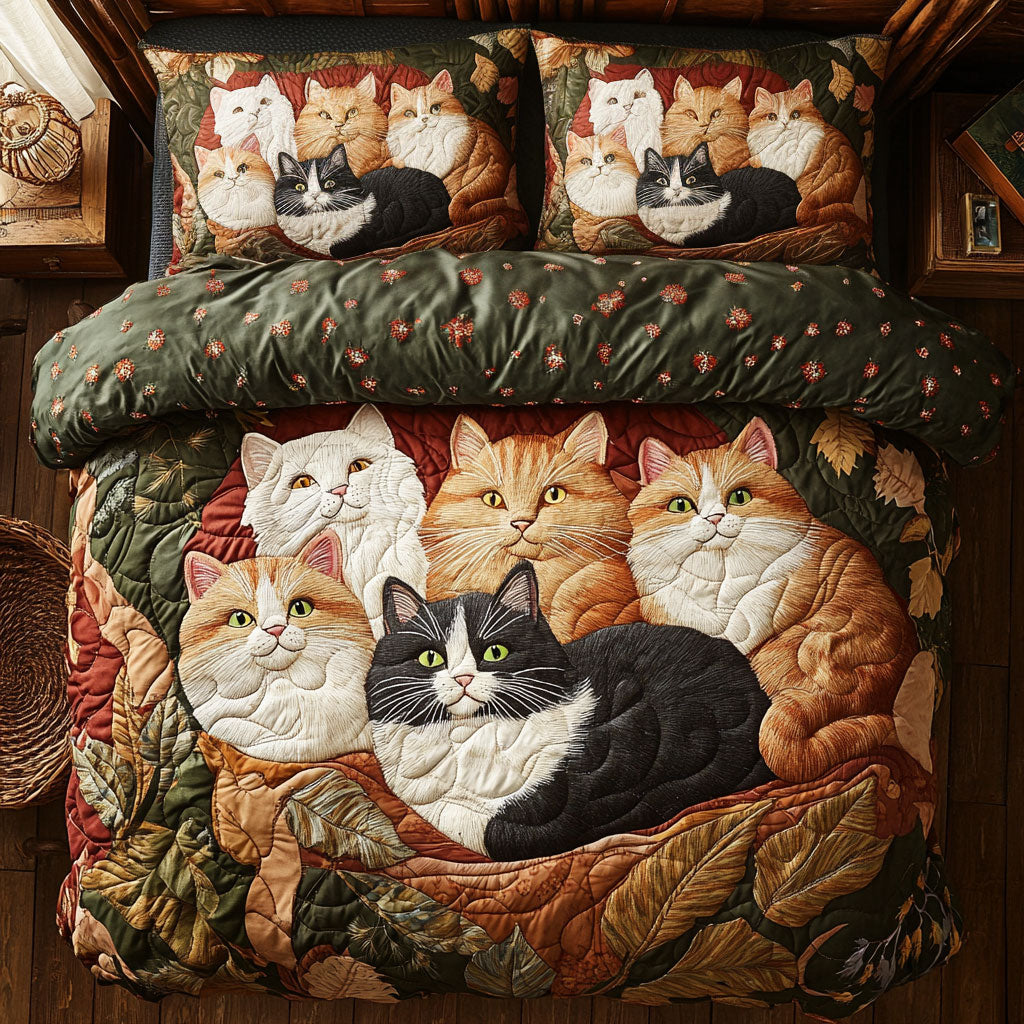 Cat In The Garden WU2602056CL Duvet Cover Set