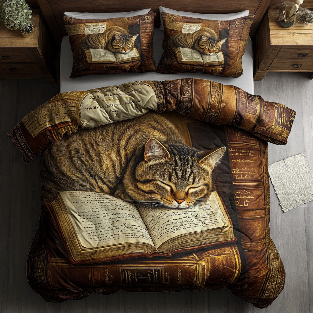 Cat Library Whiskers WU1103114CL Duvet Cover Set