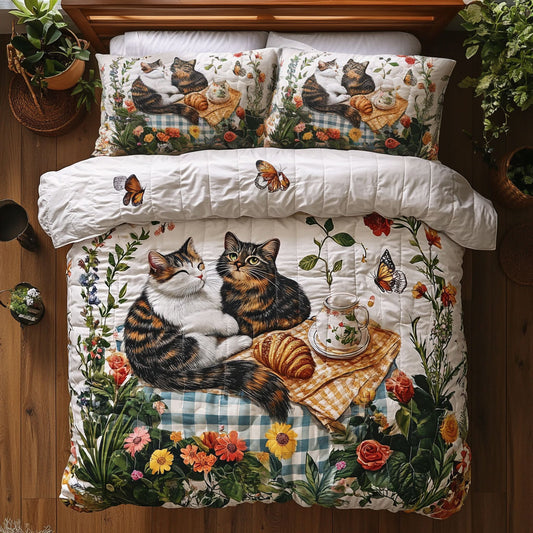 Cat One Fine Spring Day WU1302013CL Duvet Cover Set