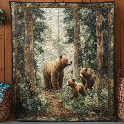 Forest Bears WY0705023CL Quilt