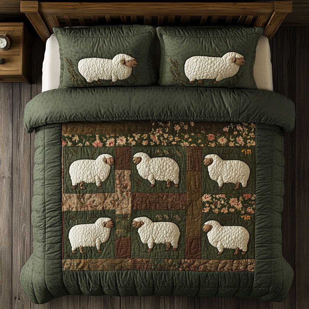 Flock Of Lamp WY1402081CL Duvet Cover Set