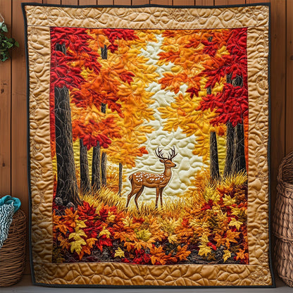 Autumn Deer WY1505001CL Quilt