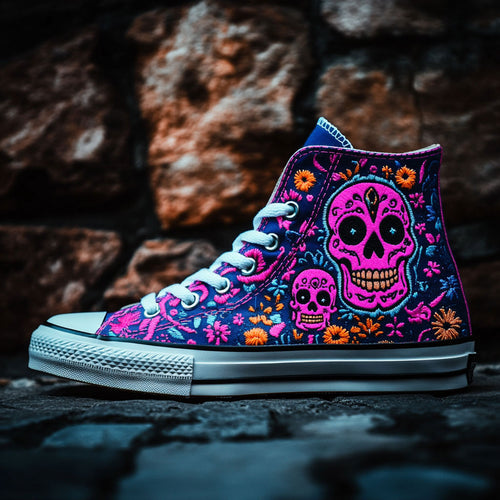 Magic Skull WN2709046CL Canvas High-Tops