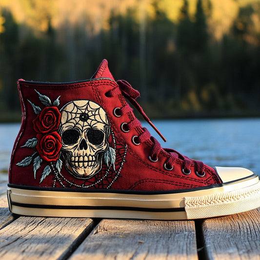 Scarlet Skull CP1209070CL Canvas High-Tops