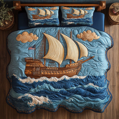 Sea Sailboat WY3004070CL Duvet Cover Set