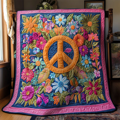 Vibrant Peace WY1403036CL Quilt