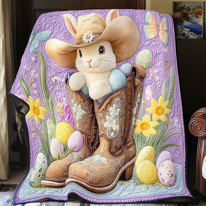 Easter Bunny In Boots WY1703110CL Quilt