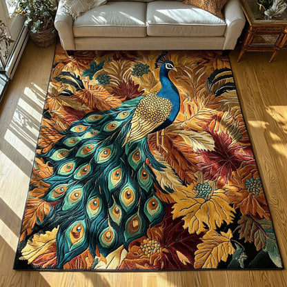 Autumn Majesty Peacock CP1508109CL Area Rug