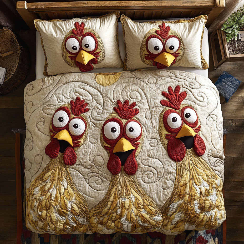 Chicken Squawk WU1302001CL Duvet Cover Set