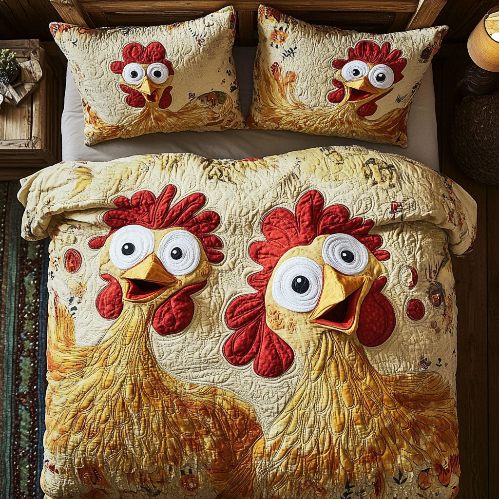 Chicken Squawk WU1302002CL Duvet Cover Set