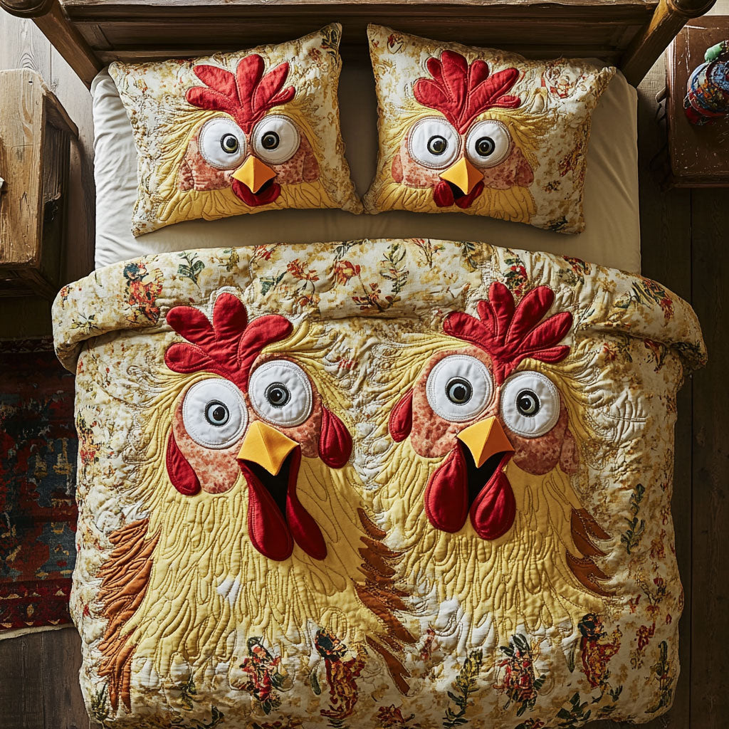 Chicken Squawk WU1302003CL Duvet Cover Set