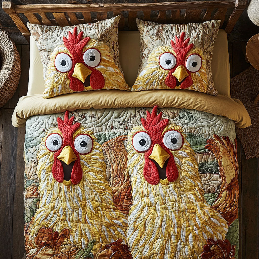 Chicken Squawk WU1302004CL Duvet Cover Set