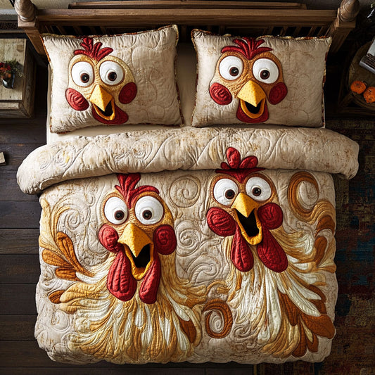 Chicken Squawk WU1302005CL Duvet Cover Set