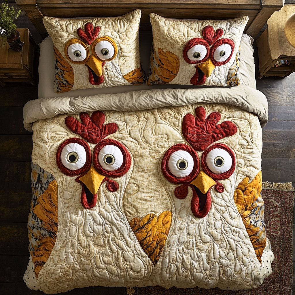 Chicken Squawk WU1302006CL Duvet Cover Set