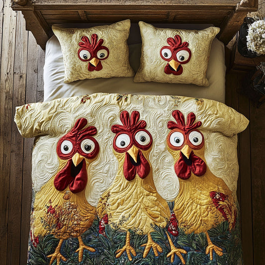 Chicken Squawk WU1302007CL Duvet Cover Set