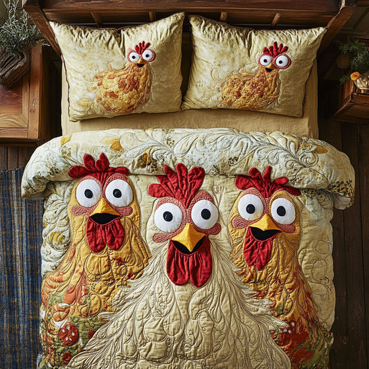 Chicken Squawk WU1302008CL Duvet Cover Set