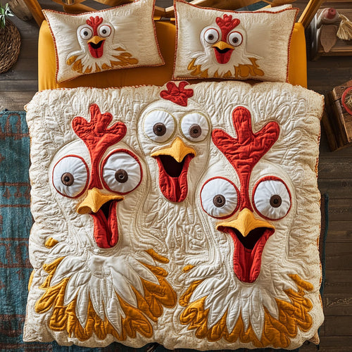 Chicken Squawk WU1302009CL Duvet Cover Set