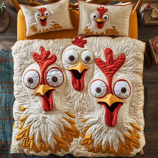 Chicken Squawk WU1302009CL Duvet Cover Set