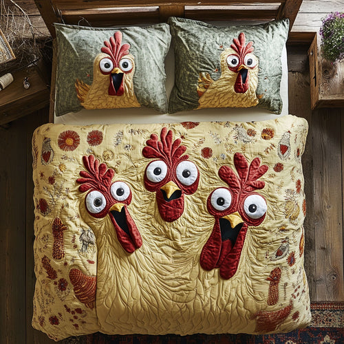 Chicken Squawk WU1302011CL Duvet Cover Set