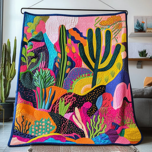 Colorful Cacti WU0401103CL Quilt