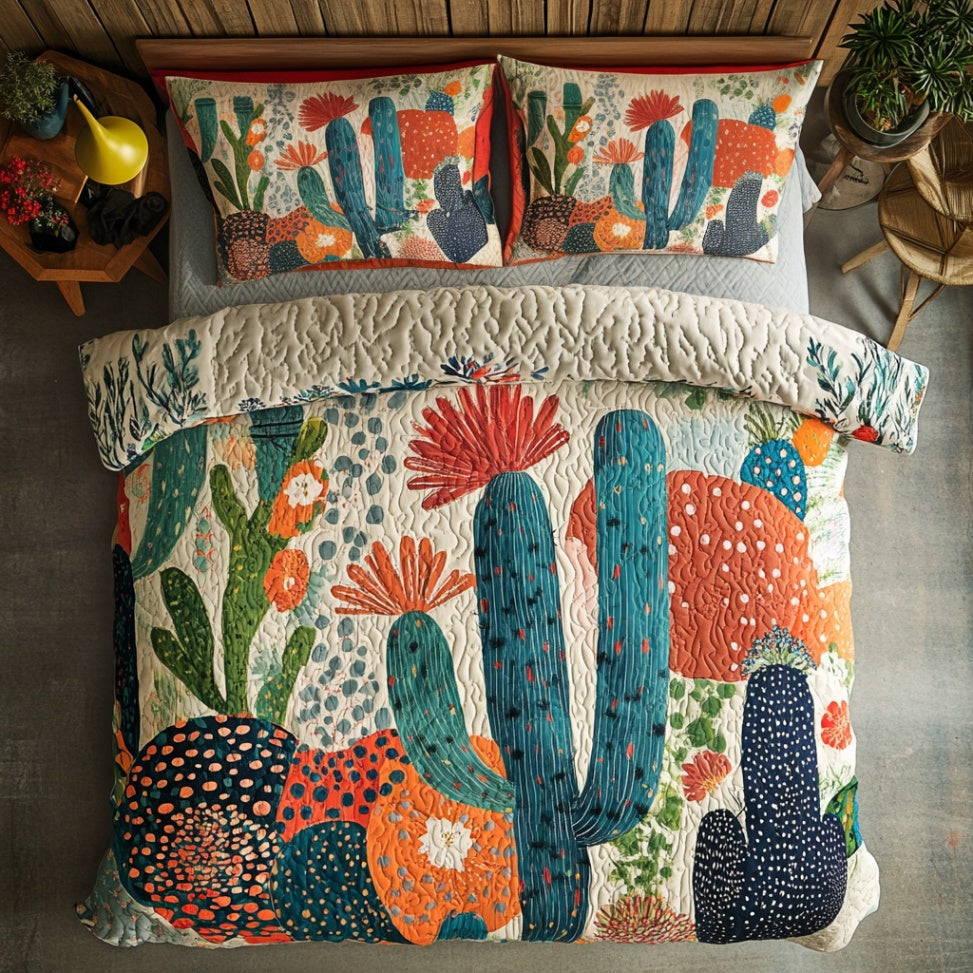 Colorful Cacti WU1701001CL Duvet Cover Set