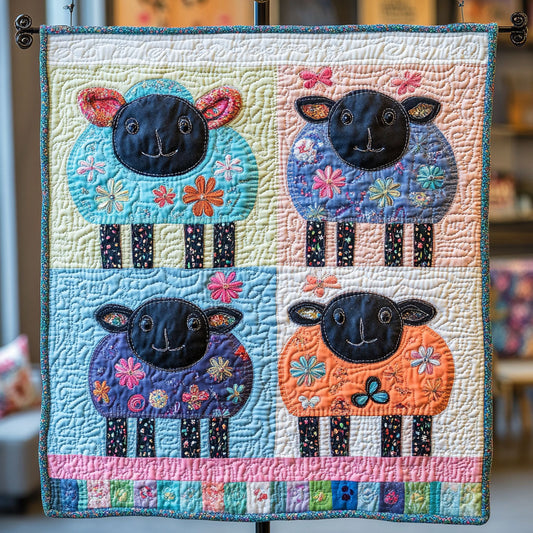 Colorful Sheep WU0503072CL Quilt