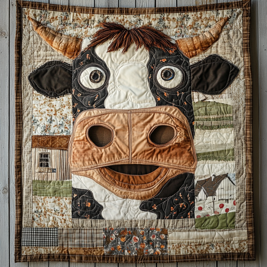 Cow Holy Mooly WU0701020CL Quilt