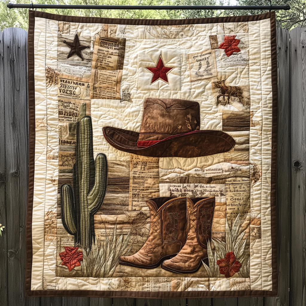 Cowboy Life WU1601012CL Quilt