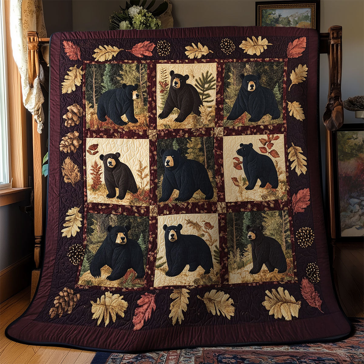 Garden Bears WY1803027CL Quilt