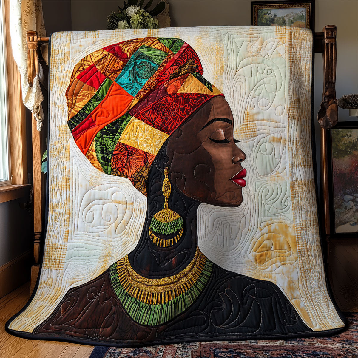 African Women WY0603059CL Quilt